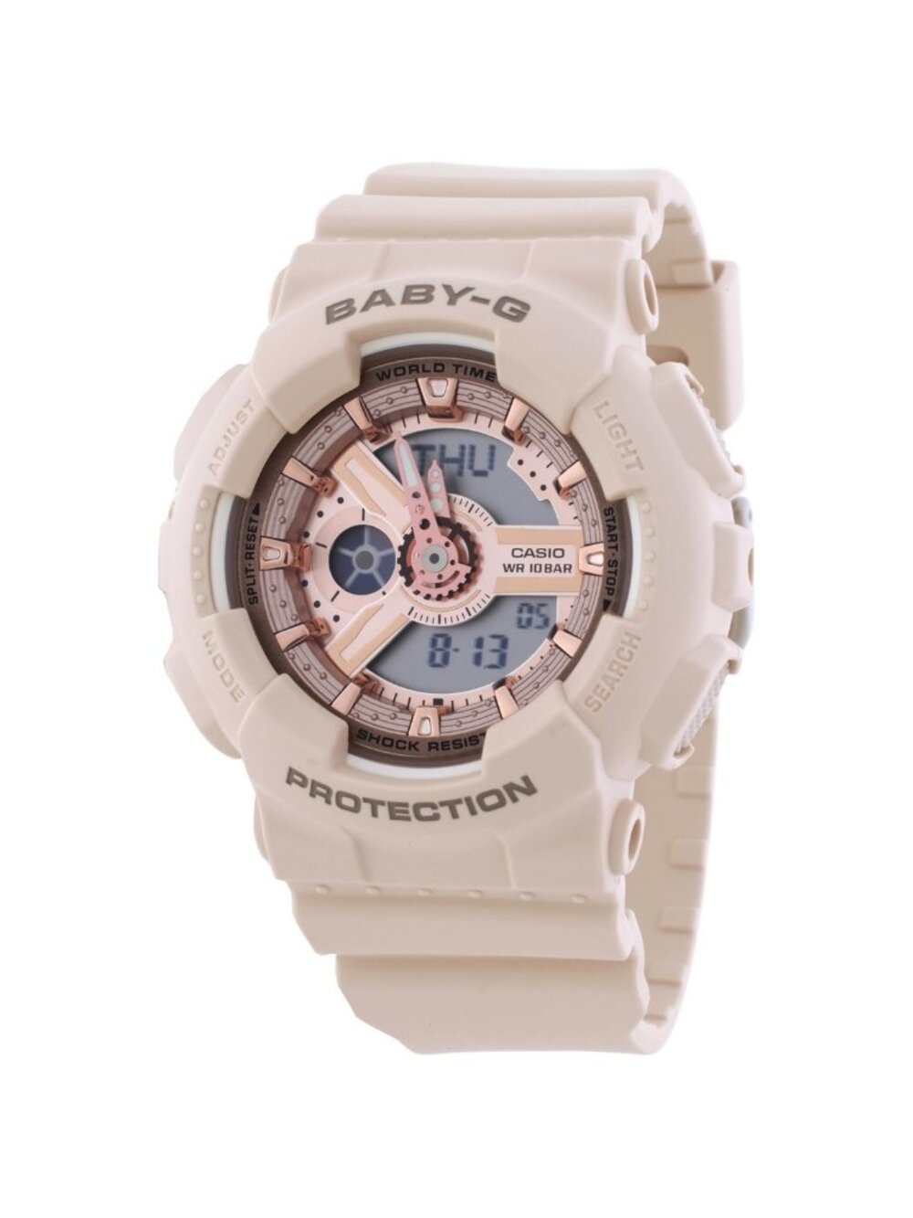 NWT Casio Baby-G Alarm World Time Quartz Analog-Digital Watch